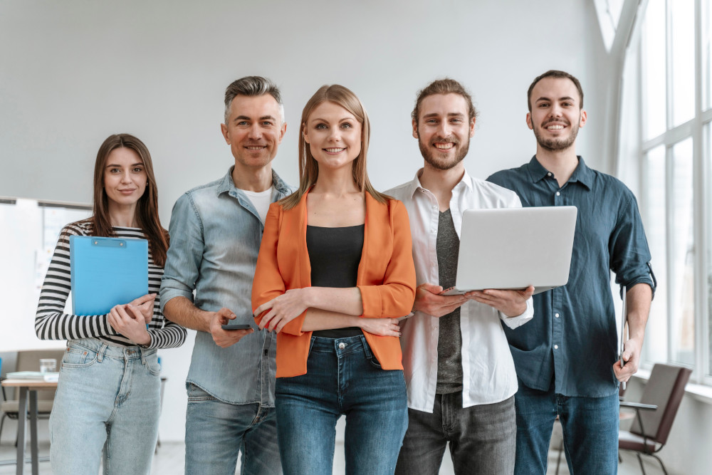 groupe de professionnels. Image représentant la valeur du professionnalisme de la maison du bien-être de Margency